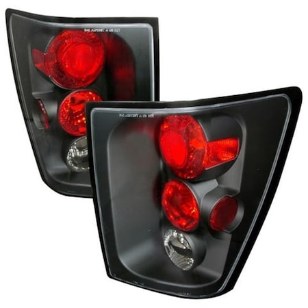 Overtime Altezza Tail Light for 05 to 06 Jeep Grand Cherokee, Black - 15 x 20 x 30 in. OV526724
